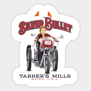 Silver Bullet Tarker's Mills Sticker